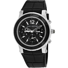 Juicy Couture Women's Watch - HRH Quartz Black Dial Rubber Strap | 1900899