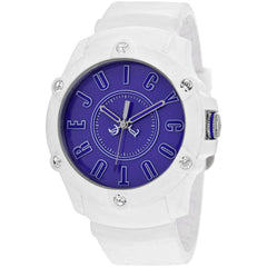 Juicy Couture Women's Watch - Surfside Quartz Purple Dial White Strap | 1900907