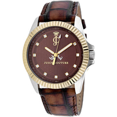 Juicy Couture Women's Watch - Stella Quartz Brown Dial Leather Strap | 1900932