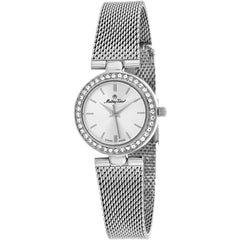 Mathey Tissot Women's Watch - Fleury XV Quartz Silver Dial Mesh Bracelet | F003AI