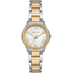 Michael Kors Women's Watch - Sage Quartz White MOP Dial Two Tone Bracelet | MK4910