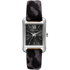 Michael Kors Women's Watch - Monroe Quartz Black and Grey Calf Hair Strap | MKO1199