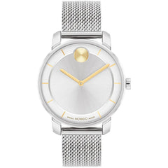 Movado Women's Watch - Bold Quartz Silver Stainless Steel Mesh Bracelet | 3600919