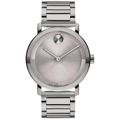 Movado Men's Analog Watch - Bold Quartz Grey Dial Stainless Steel Bracelet | 3601096