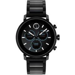 Movado Men's Smartwatch - Connect Quartz Digital Black Dial Steel Bracelet | 3660037
