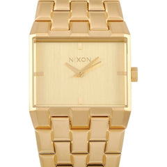 Nixon Women's Analog Watch - Ticket Quartz Yellow Gold Steel Bracelet | A1262-502
