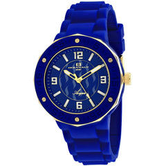 Oceanaut Women's Watch - Acqua Blue and Yellow GOld Case Silicone Strap | OC0223