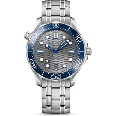 Omega Men's Watch - Diver Automatic Grey Dial Silver Tone Bracelet | O21030422006001