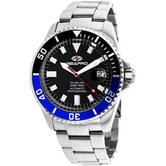 Seapro Men's Watch - Scuba 200 Automatic Black Dial Stainless Steel Bracelet | SP4321
