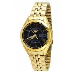 Seiko Men's Watch - Seiko 5 Vintage Automatic Black Dial Steel Bracelet | SNKL40K1