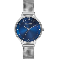Skagen Women's Watch - Anita Lille Deep Ocean Dial Stainless Steel Bracelet | SKW2307