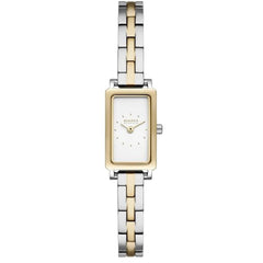 Skagen Women's Analog Watch - Hagen Quartz White Dial Two Tone Bracelet | SKW3155