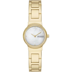 Skagen Women's Watch - Freja Lille Quartz White Dial Yellow Gold Bracelet | SKW3167