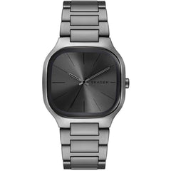 Skagen Men's Analog Watch - Mellem Quartz Grey Dial Steel Bracelet, 40mm | SKW6936