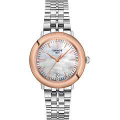 Tissot Women's Watch - T-Gold Glendora Quartz MOP Dial Grey Bracelet | T9292104111600