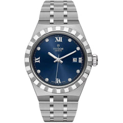 Tudor Women's Watch - Royal Automatic Blue Dial Silver Tone Bracelet | M28300-0007