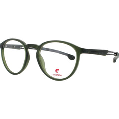Carrera Men's Eyeglasses - Round Military Green Acetate Full Rim Frame | 4418 TBO