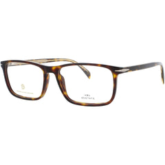 David Beckham Men's Eyeglasses - Square Shape Havana Acetate Full Rim Frame | 1019 086