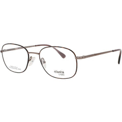 Elasta Men's Eyeglasses - Square Shape Havana/Copper Metal Full Rim Frame | E 7057 R69