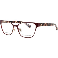 Kate Spade Women's Eyeglasses - Cat Eye Rose Gold Metal Full Rim Frame | IVIE 0AW