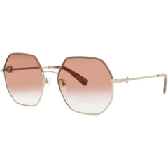 Longchamp Women's Sunglasses - Geometric Shape Gold Metal Full Rim Frame | LO140SL 731