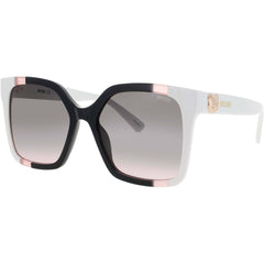 Moschino Women's Sunglasses - Square Shape Black/Pink Acetate Frame | MOS123/S 3H2/JP