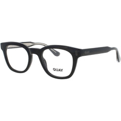 Quay Men's Eyeglasses - Square Black Acetate Full Rim Frame | YOUR HONOR 2524 BLK/RX