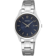 Seiko Women's Watch - Quartz Blue Dial Silver Stainless Steel Bracelet | SUR425P1