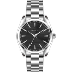 Invicta Men's Watch - Celestial Quartz Black Dial Silver Tone Steel Bracelet | 69198