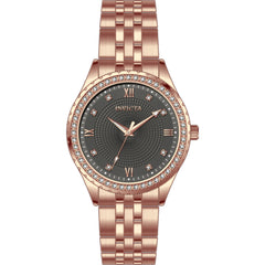 Invicta Women's Watch - Specialty Quartz Charcoal Dial Rose Gold Bracelet | 69222