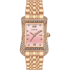 Invicta Women's Watch - Wildflower Quartz Pink Dial Rose Gold Tone Bracelet | 69284