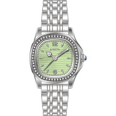 Invicta Women's Watch - Wildflower Quartz Green Dial Silver Steel Bracelet | 69389