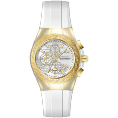 Technomarine Men's Watch - Cruise Glitz Chronograph Silver Dial Strap | TM-125013