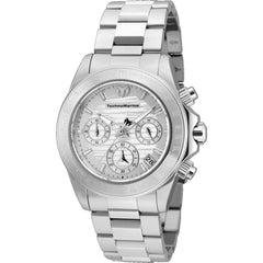 Technomarine Women's Watch - Manta Ray Chrono White Dial Steel Bracelet | TM-219009