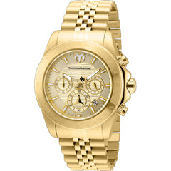 Technomarine Men's Watch - Manta Ray Chronograph Gold Tone Dial Bracelet | TM-219022
