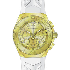Technomarine Men's Watch - Manta Ocean Chronograph White Silicone Strap | TM-225006