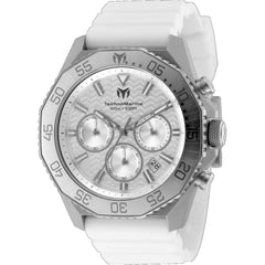 Technomarine Men's Watch - Maré Vivo Chronograph White and Silver Dial | TM-225080