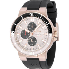 Technomarine Men's Watch - La Pelagia Gold Tone and Black Dial Strap | TM-225103