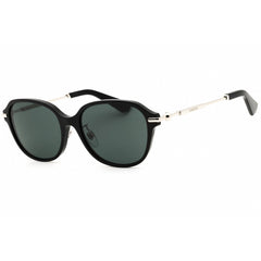 Burberry Women's Sunglasses - Black/Gold Acetate Oval Full Rim Frame | 0BE4429D 300187