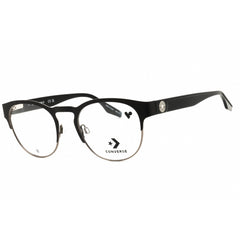 Converse Men's Eyeglasses - Matte Black/Gunmetal Metal Full Rim Frame | CV3026 001