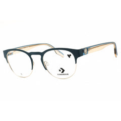 Converse Men's Eyeglasses - Matte Blue/Teal/Silver Metal Full Rim Frame | CV3026 440