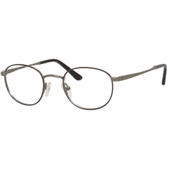 Elasta Men's Eyeglasses - Havana Brown/Ruthenium Metal Full Rim Frame | 7209 01C6 00