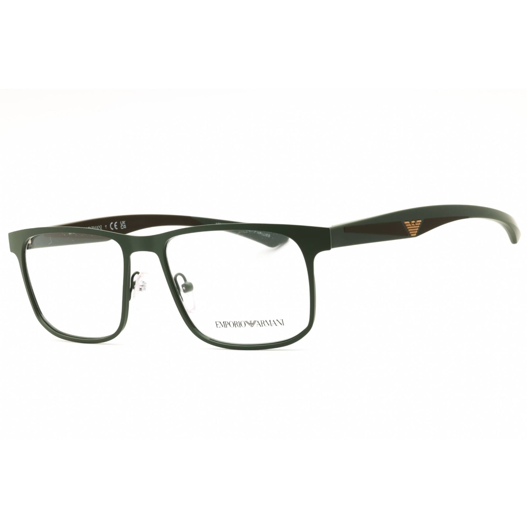 Emporio Armani EA1163 Eyeglasses Green Metal Rectangular EMPORIO ARMANI EA1163 Square Eyeglasses | EyeOns.com main image 2