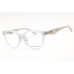Emporio Armani Women's Eyeglasses - Shiny Striped Grey Acetate Frame | 0EA3236F 6114