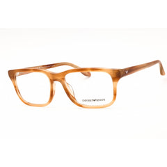 Emporio Armani Men's Eyeglasses - Shiny Havana Brown Acetate Frame | 0EA3250U 6203