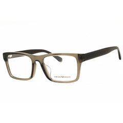 Emporio Armani Men's Eyeglasses - Transparent Grey Full Rim Frame | 0EA3254F 6249