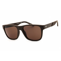 Emporio Armani Men's Sunglasses - Matte Brown Rectangular Frame | 0EA4243 624373