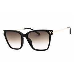 Escada Women's Sunglasses - Shiny Black/Gold Acetate Full Rim Frame | SESE47S 0700