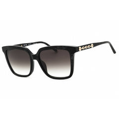 Escada Women's Sunglasses - Shiny Black Rectangular Shape Full Rim Frame | SESE61 0981