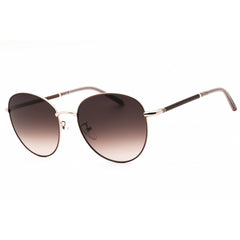 Escada Women's Sunglasses - Shiny Red/Gold Metal Round Full Rim Frame | SESE66 560E59